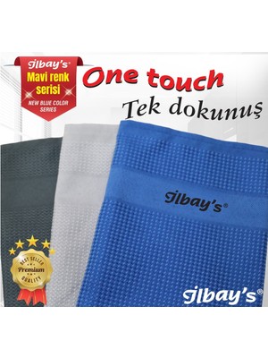 İlbay's 3’lü (Mavi Renk Serisi) Mikrofiber Temizlik Bezi 40x60 cm