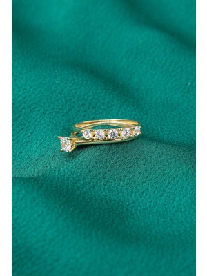 Fiyonk Kuyumculuk 14 Ayar Altın  Dorika Top Detaylı Küp Bileklik