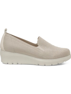 Polaris 166788.Z5FX Bej Kadın Loafer