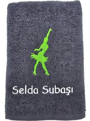 Isimli Dans Temalı Antreman Havlusu 50 x 90  cm