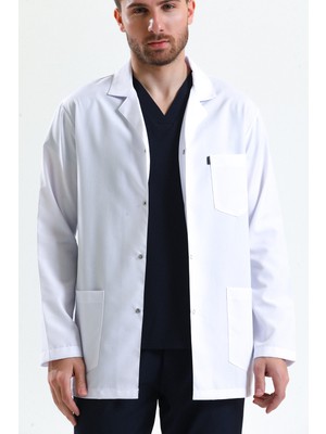 Ehil Beyaz Renk Doktor Hemşire Önlüğü