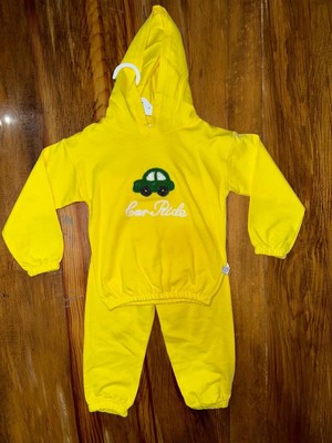 6-24 Aylık Araba Baskılı Takım Sarı