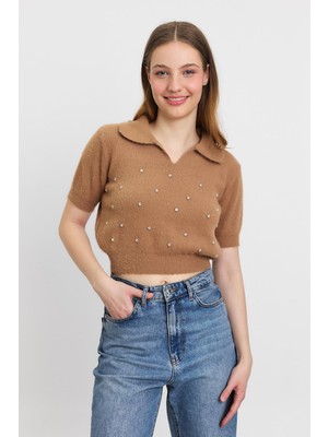 Rays 6625 Inci Detay Yumoş Kazak Camel