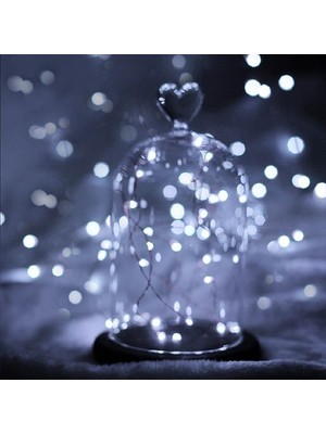 Ozcmax Peri LED Işık 5 Metre Beyaz Dekor Lambası 50 Ledli