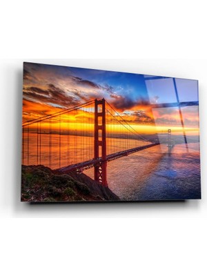Marsilyan Köprü Cam Tablo | Hediyelik, Dekoratif, Ofis, Mutfak