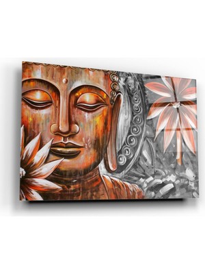 Marsilyan Buda Cam Tablo | Hediyelik, Dekoratif, Ofis, Mutfak