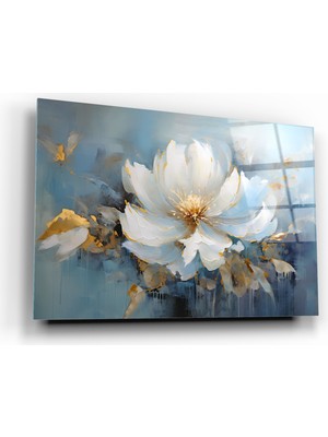 Marsilyan Çiçek Cam Tablo | Hediyelik, Dekoratif, Ofis, Mutfak