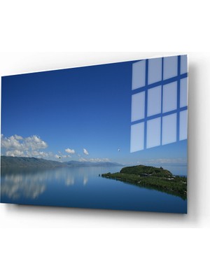 Marsilyan Dekoratif Doğa, Manzara Cam Tablolar, 3D Dekoratif Baskı 04