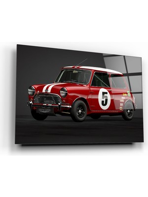 Marsilyan Kırmızı Araba Cam Tablo | Hediyelik, Dekoratif, Ofis, Mutfak
