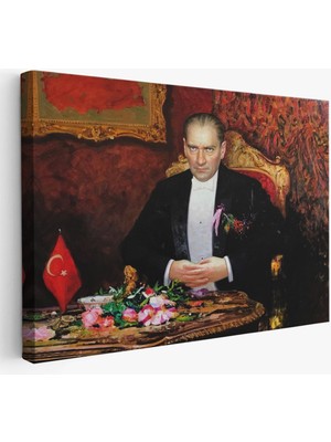 Keskin Bakışlı Atatürk TABLOSU-6553