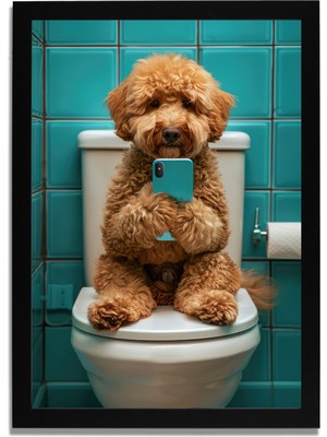 Yapay Zeka Görselli Mdf Plastik Çerçeveli Dekoratif Tablo