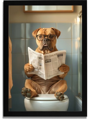 Yapay Zeka Görselli Mdf Plastik Çerçeveli Dekoratif Tablo