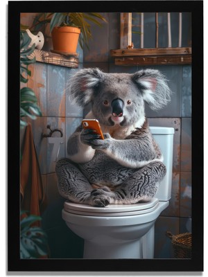 Yapay Zeka Görselli Mdf Plastik Çerçeveli Dekoratif Tablo