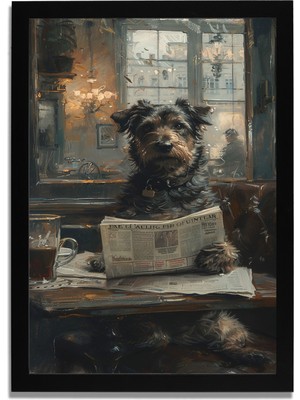 Yapay Zeka Görselli Mdf Plastik Çerçeveli Dekoratif Tablo