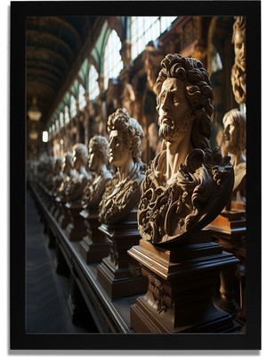 Yapay Zeka Görselli Mdf Plastik Çerçeveli Dekoratif Tablo