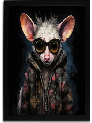 Yapay Zeka Görselli Mdf Plastik Çerçeveli Dekoratif Tablo