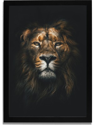 Yapay Zeka Görselli Mdf Plastik Çerçeveli Dekoratif Tablo