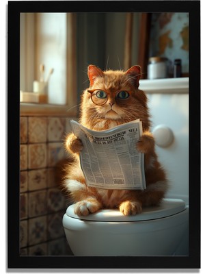 Yapay Zeka Görselli Mdf Plastik Çerçeveli Dekoratif Tablo