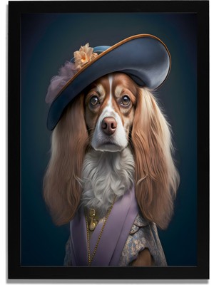 Yapay Zeka Görselli Mdf Plastik Çerçeveli Dekoratif Tablo