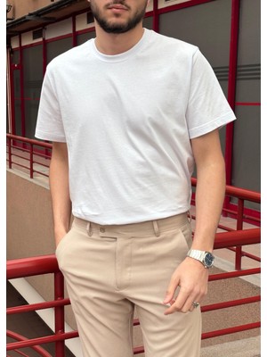 Regular-Fit, 100% Pamuklu, Basic, Bisiklet yaka, Kısa kol T-Shirt, Tişört T01