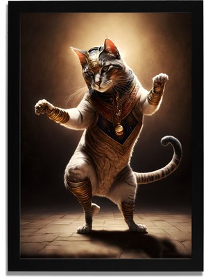 Yapay Zeka Görselli Mdf Plastik Çerçeveli Dekoratif Tablo