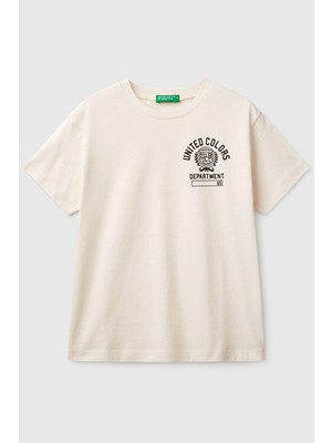 Benetton Erkek Çocuk Tişört 3I1XC10N3-25Y024