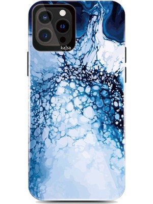 Teleplus iPhone 13 Pro Max Kılıf Kajsa Lava Mermer Desenli Kapak