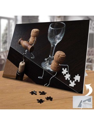 Asilmeydan Şarap Mantarları ve Tirbuşon 240 Parça Puzzle YAPBOZ-KS699255