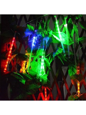 Dekor Düğün Işıkları Meteor LED Light Renkli Meteor LED Işık Akan Işık Renkli Yağmur Damlası Işık
