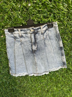 Pileli Kız Şort Etek