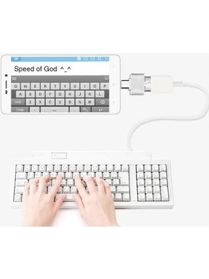 Ozcmax USB To Micro USB Ye Dönüştürücü - Klavye Mouse Joystick Telefona Bağlama
