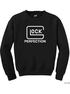 Glock Perfection Siyah Sweatshirt