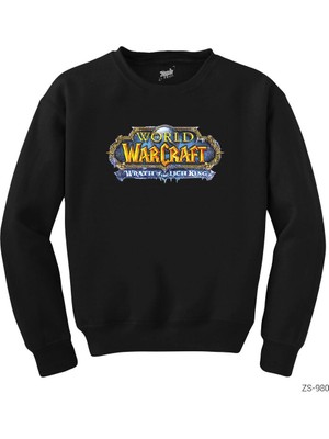 Warcraft Wrath Of The Lich King Siyah Sweatshirt