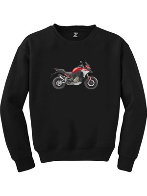 Ducati Multistrada V4 Red MY21 Siyah Sweatshirt