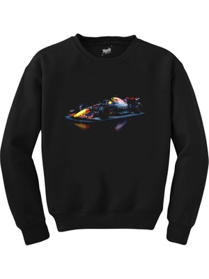 F1 Redbull Siyah Sweatshirt