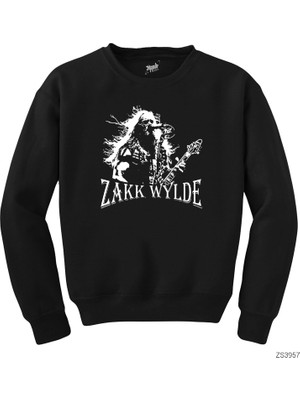 Black Label Society Zakk Wylde Star Siyah Sweatshirt