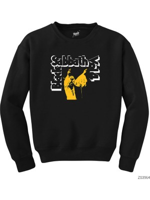 Black Sabbath Vol 4 Siyah Sweatshirt