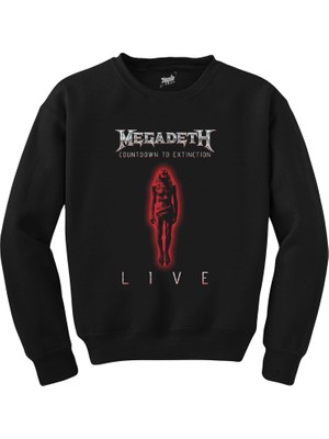 Megadeth Countdown To Extinction Live Siyah Sweatshirt