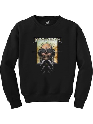 Megadeth Vic 3 Siyah Sweatshirt