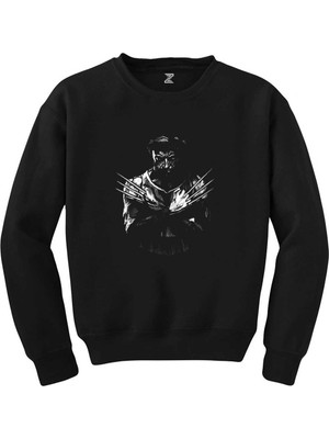 Wolverine Logan Siyah Sweatshirt