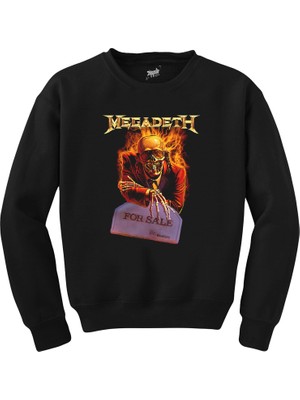 Megadeth For Sale Siyah Sweatshirt
