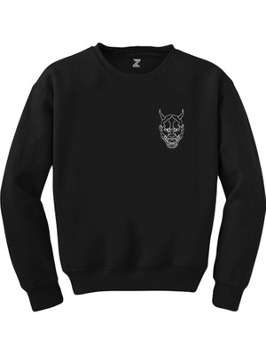 Ghostemane Maske Siyah Sweatshirt