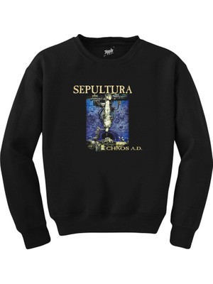 Sepultura Chaos A.d. Siyah Sweatshirt