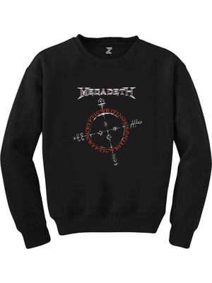 Megadeth Cryptic Writings 1997 Siyah Sweatshirt