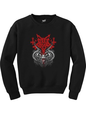 Dark Funeral Demon Head Siyah Sweatshirt