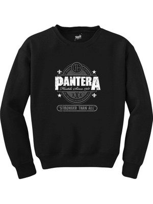 Pantera Stronger Than All Siyah Sweatshirt