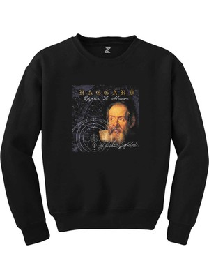 Haggard Eppur Si Muove Siyah Sweatshirt