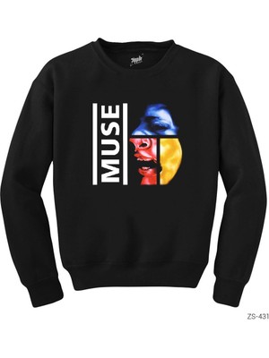 Muse 1998 Album Cover Siyah Sweatshirt