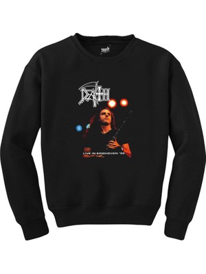 Death Live In Cottbus 98 Siyah Sweatshirt