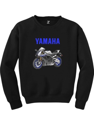 Yamha Text R1M Siyah Sweatshirt